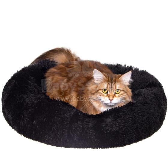 Dog bed Springos PA0161, 40 cm, plush, black