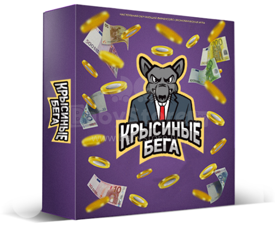 Rat Race Game Art.237665 Galda spēle - Pelēnu skriešanās (RU)