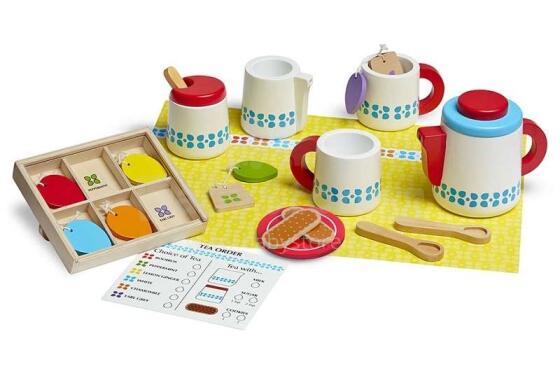 Melissa&Doug Tea Set Art.19843 Trauku komplekts