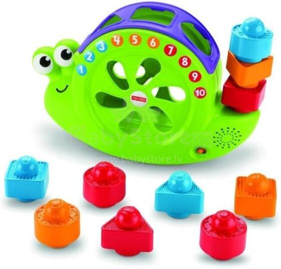 Fisher Price Snail Shape Sorter Art.FRB88 Formu šķirotājs Gliemezis