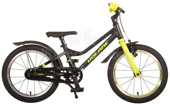 Jalgratas Volare Blaster 16", must/kollane