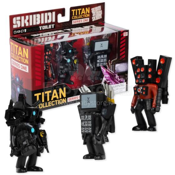 SKIBIDI TOILET Titan figure set, 3-pack
