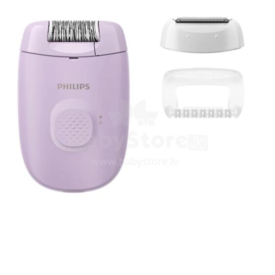 Jaunums! PHILIPS 2000. sērijas epilators ar vadu, violets