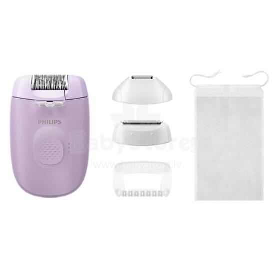 Jaunums! PHILIPS 4000. sērijas epilators ar vadu, violets