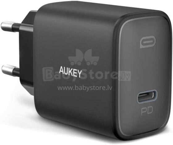 AUKEY PA-F1S Swift зарядное устройство для мобильных устройств Черный 1xUSB C Power Delivery 3.0 20W 3A