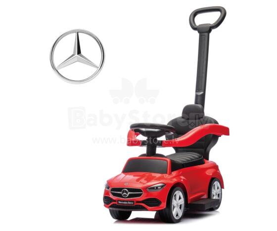 MILLY MALLY 6108 Transportlīdzeklis ar rokturi Mercedes C-Class Deluxe Red