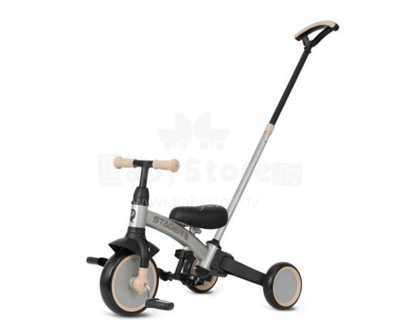 MILLY MALLY 6280 Stager 3in1 silver tricycle