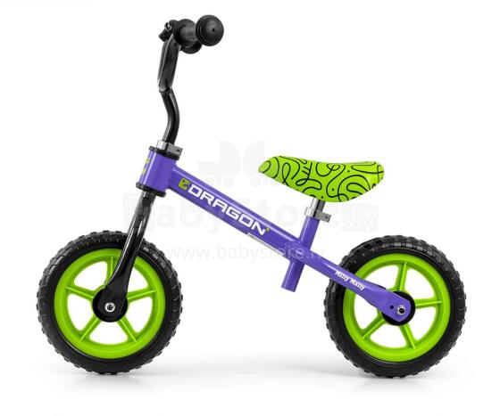 MILLY MALLY 6346 Līdzsvara velosipēds DRAGON violets