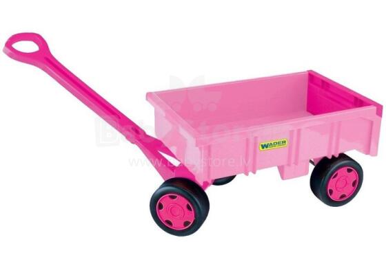 WADER 10958 Giant Trolley/trailer for girls pink