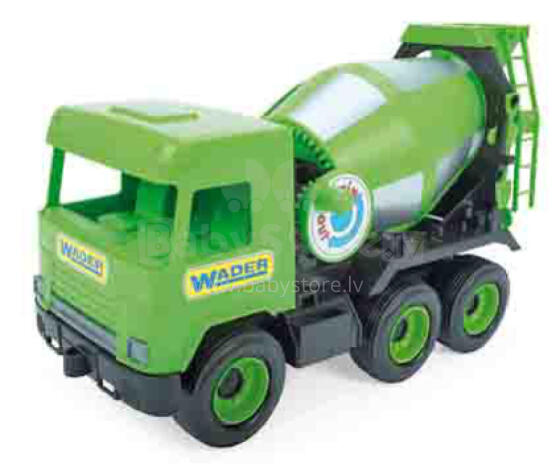 WADER 32104 Middle Truck - Zaļais betona maisītājs
