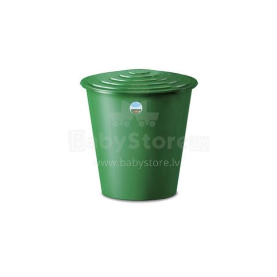 Water barrel 210L with lid and tap &Oslash;76.5x81cm