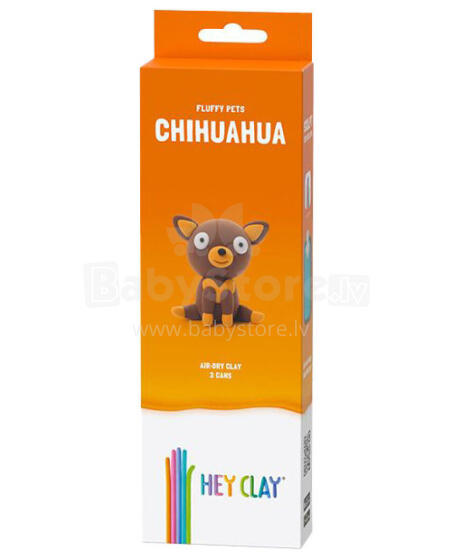 HEY CLAY HCL30111CEE Chihuahua Fluffy Animals 3 paka figūriņas