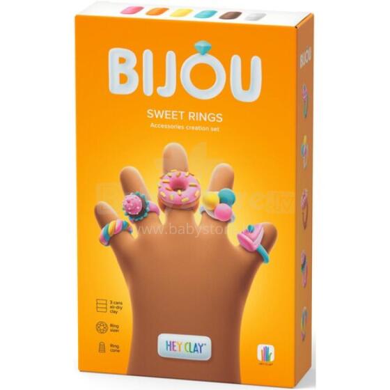 HEY CLAY HCL31002CEE Bijou saldie gredzeni figūriņa + AKC 3 PACK
