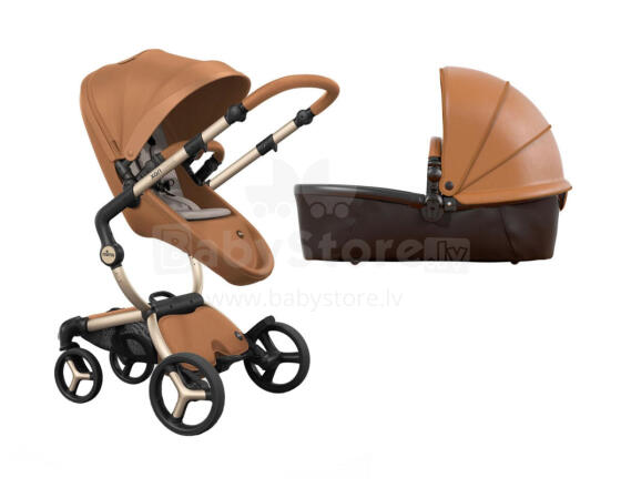 Mima Xari Max Art.238753 Camel Champagne Эксклюзивный комплект  прогулочный блок , шасси и люлька