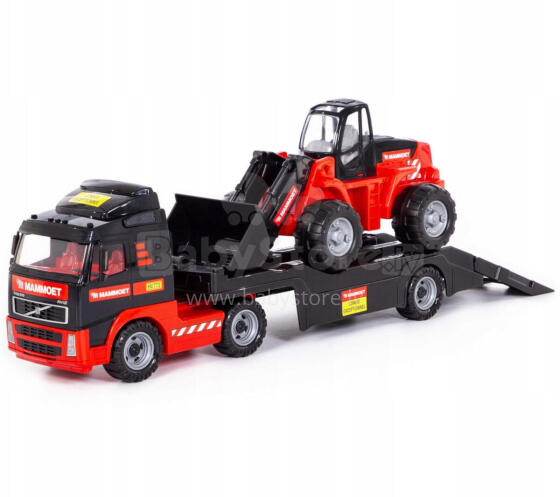 AUTO LAWETA HOLOWNIK + TRAKTOR ŁADOWARKA