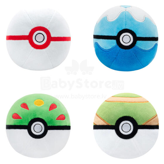 POKEMON W2 plush Poké Ball, 12 cm