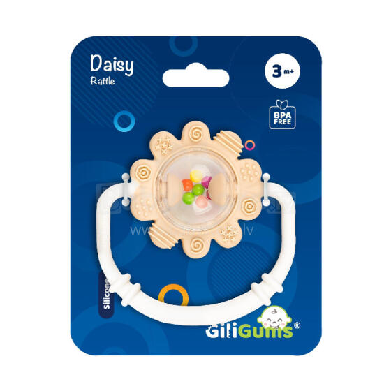 GILIGUMS GG 30060 Rattle Daisy pastel