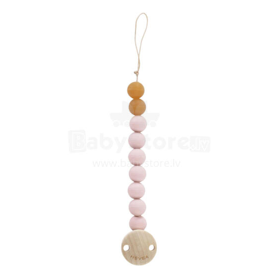 Hevea Pacifier Clip Art.239558 Powder Pink Держатель для пустышки