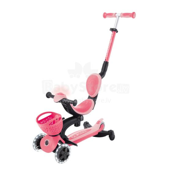 GLOBBER scooter Go Up Baby Lights 360, 3in1, pastel pink, 844-210