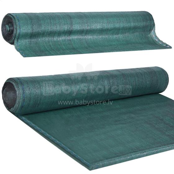 Затеняющая сетка Springos SN0021 65 г/м2 1,5x50м 200 Кабельные стяжки,  зеленая