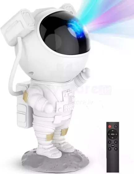 Kids Severno Astronaut Nebula Projector Art.239836 Звездный проектор - астронавт светодиодный с пультом