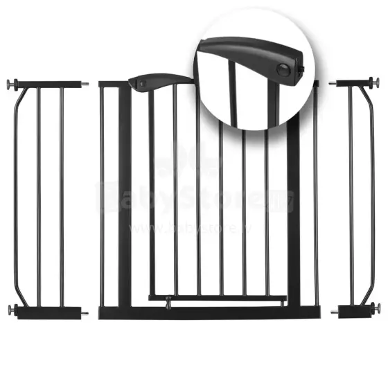 Kids Severno Safety Gate  Art.239841 Black Защитные ворота/барьер 75-115 см