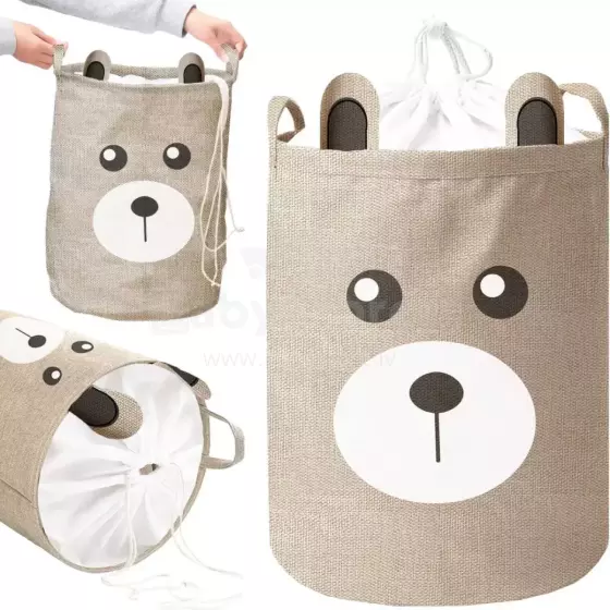 Kids Severno Basket Bear Art.239844   Корзина для игрушек и белья