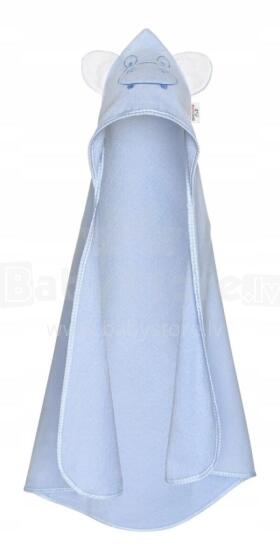 Bocialand Bath Towel Cover Ears Art.BOC0123 Hippo Terry towel with hood 80x80cm