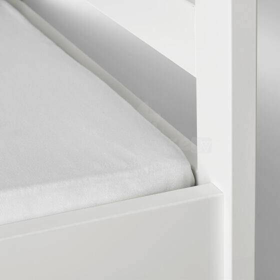 La Bebe™ I-Soft Sheet Art.501.139.38 White  Palags ar gumiju 120x60cm