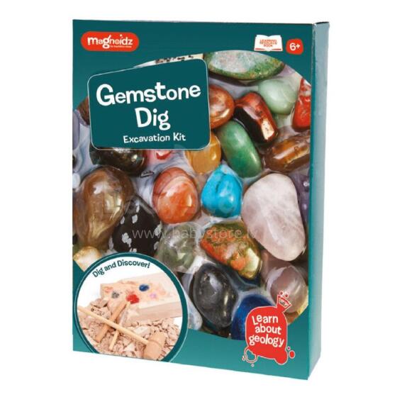 MAGNOIDZ Gemstones Dig Excavation Kit