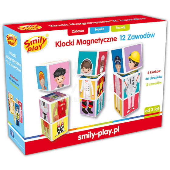 SMILY PLAY SP83465 Magnētiskie bloki