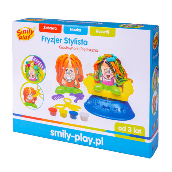 SMILY PLAY SP83571 Dough Plasticine Hairdresser stylist