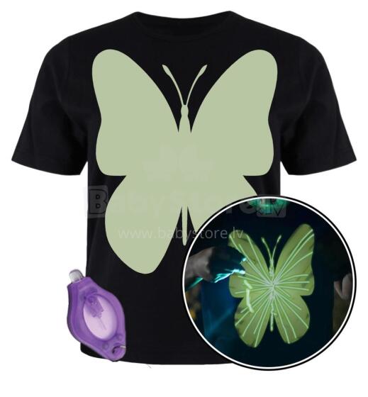 Splat Planet T-Shirt Butterfly Art.SPG0041 Детская футболка (светится в темноте)