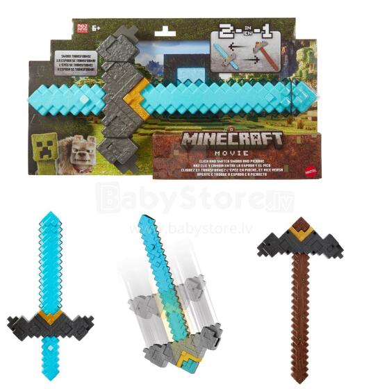 Minecraft® filmas iedvesmots 2-in-1 zobens un cērte