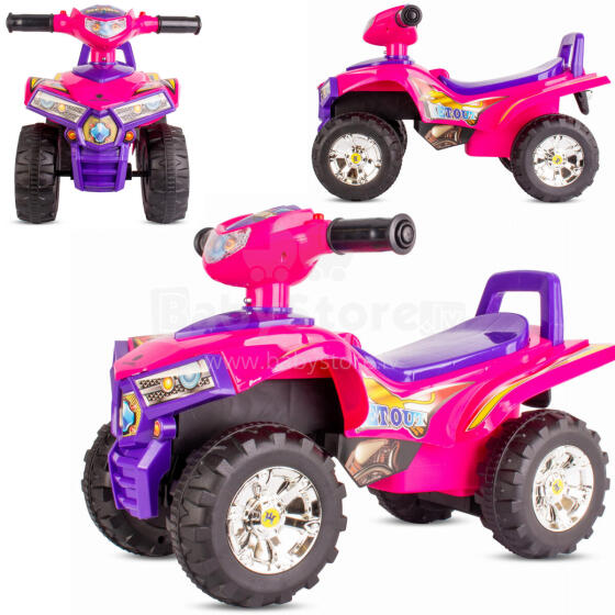 JEŹDZIK DLA DZIECKA QUAD RÓŻOWY