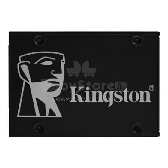 Kingston KC600 512 GB, SSD form factor 2.5", SSD interface SATA, Write speed 520 MB/s, Read speed 550 MB/s