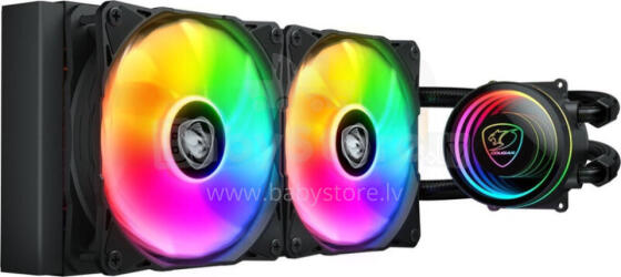 COUGAR Poseidon Elite ARGB 240 Black AiO Liquid Watercooling