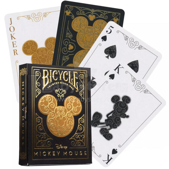 KARTY DO GRY BICYCLE GOLD MICKEY