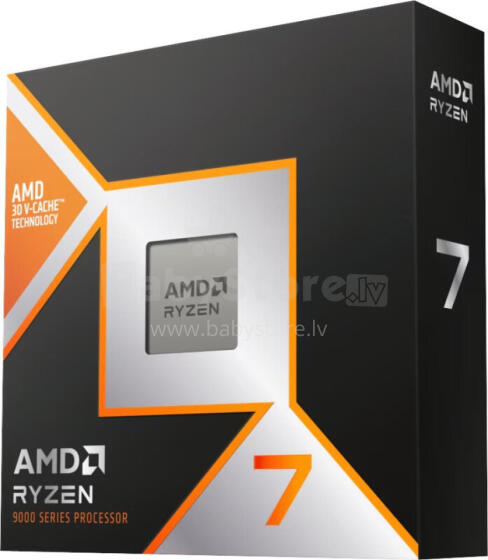 Procesors AMD Ryzen 7 9800X3D, 4.7 GHz, 96 MB, BOX (100-100001084WOF)