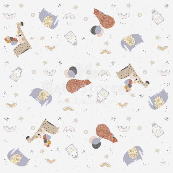CEBA 308-000-637 Mazāks netīrumu paklājiņš, aizsargājošs paklājiņš 120x120 Giraffe&amp;Friends