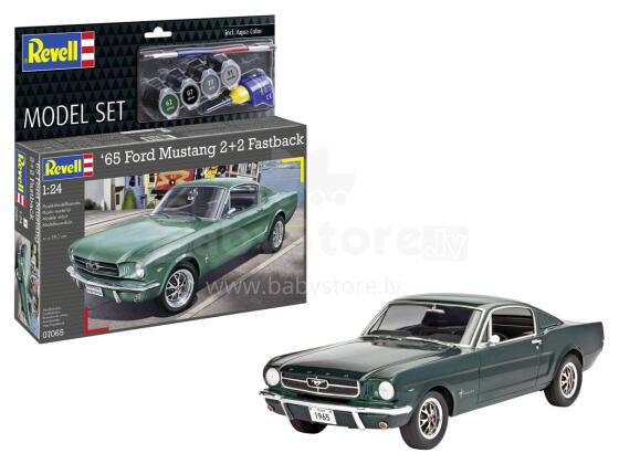 REVELL auto modelis 1965 Ford Mustang 2+2 Fastback, 67065
