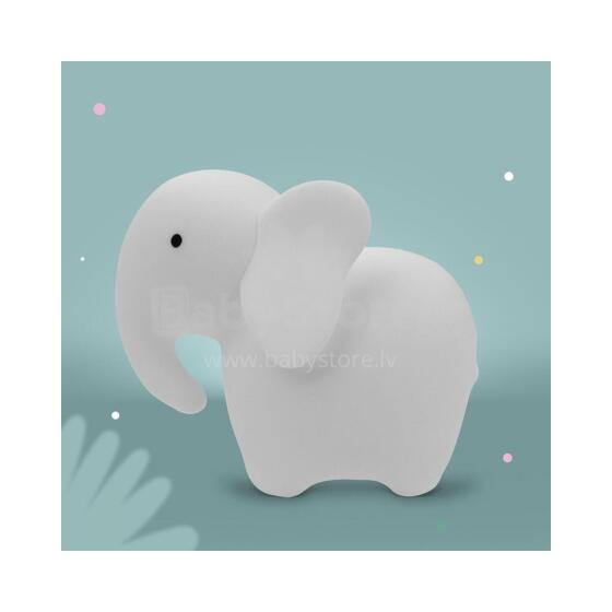 Светодиодный ночник MARY'S MW61258 Elephant, белый, с пультом дистанционного управления
