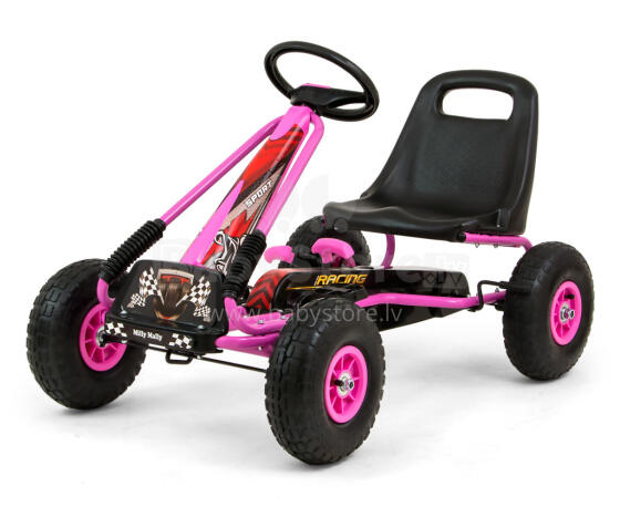 MILLY MALLY 3168 Pedal Go-Kart Thor Pink