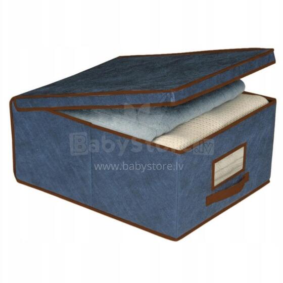 Box fabric 50 x 40 x 25cm Blue