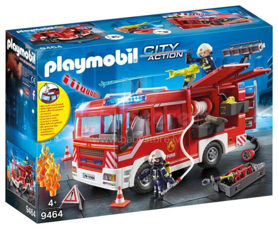 PLAYMOBIL Ugunsdzēsēju mašīna 9464