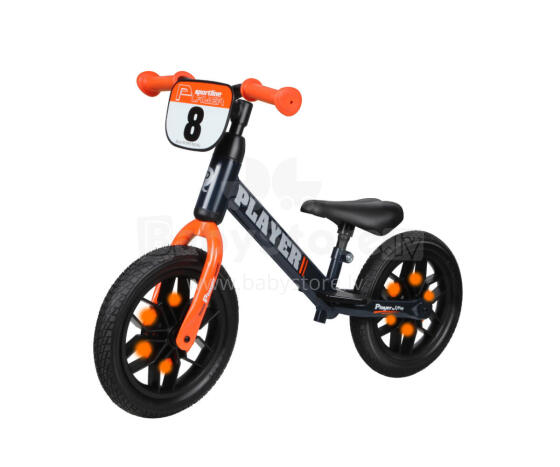 MILLY MALLY 4099 Qplay Balance velosipēds Player oranžs