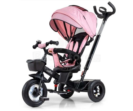 MILLY MALLY 6181 Трехколесный велосипед Movi черно-розовый 5в1