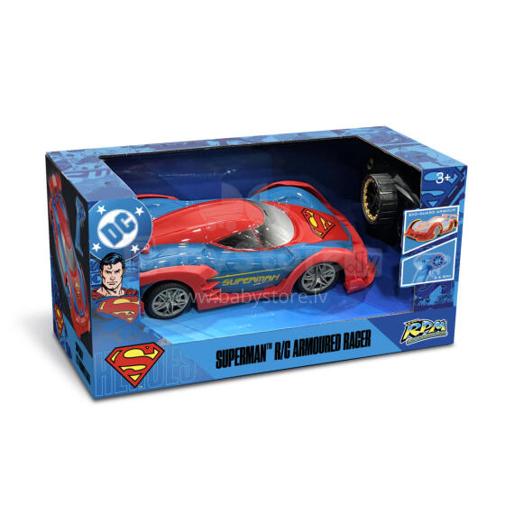 Superman radio control car Armoured Racer, scale 1:20