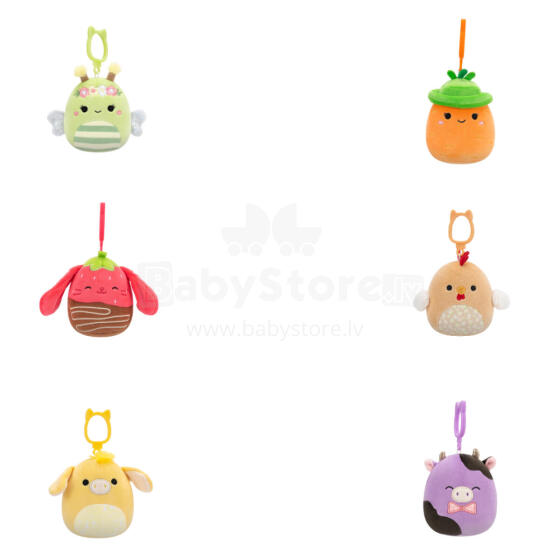SQUISHMALLOWS Плюшевый брелок Пасхальная коллекция, 8 см