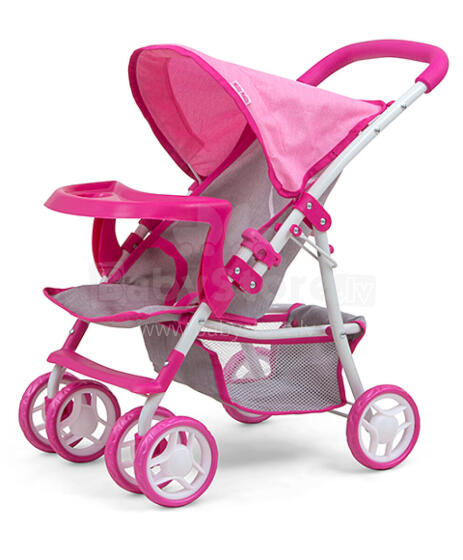 MILLY MALLY 2726 Kate Prestige Pink Doll's Pram